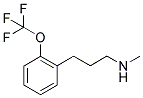 METHYL-[3-(2-TRIFLUOROMETHOXY-PHENYL)-PROPYL]-AMINE Struktur