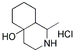 1-METHYL-OCTAHYDRO-ISOQUINOLIN-4A-OL HCL Struktur