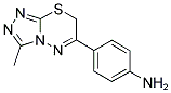 4-(3-METHYL-7H-[1,2,4]TRIAZOLO[3,4-B][1,3,4]THIADIAZIN-6-YL)-PHENYLAMINE Struktur