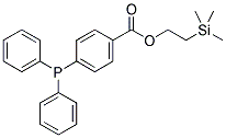 4-DIPHENYLPHOSPHANYLBENZOIC ACID, 2-(TRIMETHYLSILYL)ETHYL ESTER Struktur