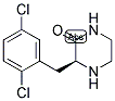 (S)-3-(2,5-DICHLORO-BENZYL)-PIPERAZIN-2-ONE Struktur