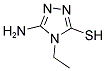 5-AMINO-4-ETHYL-4 H-[1,2,4]TRIAZOLE-3-THIOL Struktur