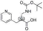 (R)-3-TERT-BUTOXYCARBONYLAMINO-2-PYRIDIN-3-YLMETHYL-PROPIONIC ACID Struktur