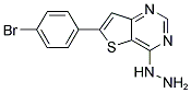 6-(4-BROMOPHENYL)-4-HYDRAZINOTHIENO[3,2-D]PYRIMIDINE Struktur