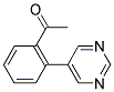 1-[2-(5-PYRIMIDINYL)PHENYL]ETHANONE Struktur