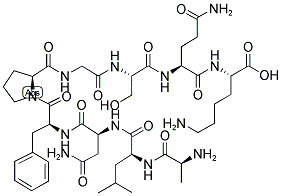 ALA-LEU-ASN-PHE-PRO-GLY-SER-GLN-LYS Struktur