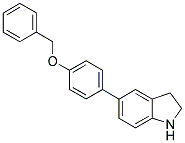 5-[4-(BENZYLOXY)PHENYL]INDOLINE Struktur