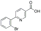 6-(2-BROMOPHENYL)NICOTINIC ACID Struktur