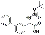 (S)-BIPHENYL-3-YL-TERT-BUTOXYCARBONYLAMINO-ACETIC ACID Struktur