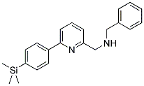 1-PHENYL-N-((6-[4-(TRIMETHYLSILYL)PHENYL]PYRIDIN-2-YL)METHYL)METHANAMINE Struktur