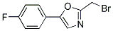 2-(BROMOMETHYL)-5-(4-FLUOROPHENYL)-1,3-OXAZOLE Struktur