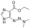 ETHYL 5-[(1E)-3,3-DIMETHYLTRIAZ-1-ENYL]-1H-IMIDAZOLE-4-CARBOXYLATE Struktur