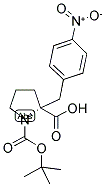 BOC-(R)-ALPHA-(4-NITROBENZYL)-PROLINE Struktur