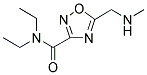 N,N-DIETHYL-5-[(METHYLAMINO)METHYL]-1,2,4-OXADIAZOLE-3-CARBOXAMIDE Struktur