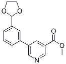 5-(3-[1,3]DIOXOLAN-2-YL-PHENYL)-NICOTINIC ACID METHYL ESTER Struktur