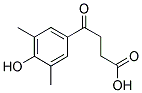 4-(4-HYDROXY-3,5-DIMETHYL-PHENYL)-4-OXO-BUTYRIC ACID Struktur