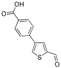 4-(5-FORMYL-3-THIENYL)BENZOIC ACID Struktur