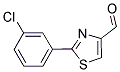 2-(3-CHLORO-PHENYL)-THIAZOLE-4-CARBALDEHYDE Struktur