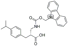 (R)-2-[(9H-FLUOREN-9-YLMETHOXYCARBONYLAMINO)-METHYL]-3-(4-ISOPROPYL-PHENYL)-PROPIONIC ACID Struktur