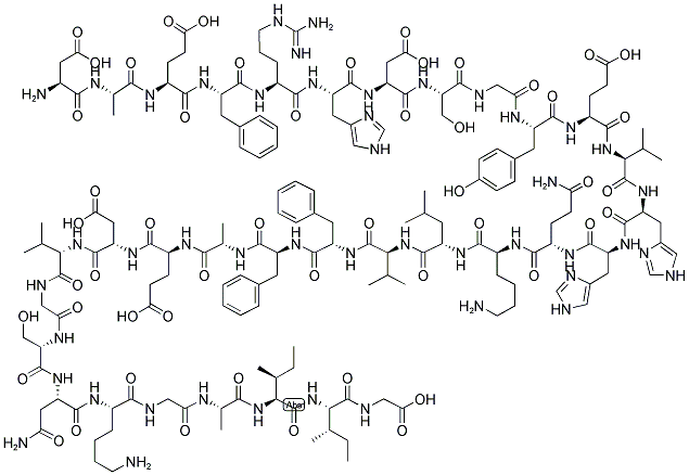 BETA-AMYLOID (1-33) Struktur