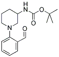 1-(2-FORMYL-PHENYL)-PIPERIDIN-3-CARBAMIC ACID TERT-BUTYL ESTER Struktur