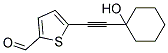 5-(1-HYDROXY-CYCLOHEXYLETHYNYL)-THIOPHENE-2-CARBALDEHYDE Struktur