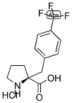 (S)-ALPHA-(4-TRIFLUOROMETHYLBENZYL)PROLINE HCL Struktur