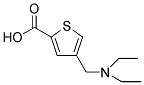 4-[(DIETHYLAMINO)METHYL]THIOPHENE-2-CARBOXYLIC ACID Struktur