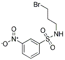 N-(3-BROMO-PROPYL)-3-NITRO-BENZENESULFONAMIDE Struktur