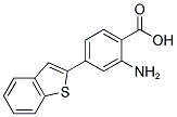 BENZOIC ACID, 2-AMINO-4-(1-BENZOTHIOPHEN-2-YL)- Struktur