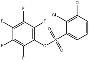 PENTAFLUOROPHENYL 2,3-DICHLORO-BENZENESULFONATE Struktur