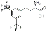 (S)-2-AMINO-4-(3,5-BIS-TRIFLUOROMETHYL-PHENYL)-BUTYRIC ACID Struktur