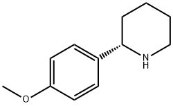 (S)-2-(4-METHOXYPHENYL)PIPERIDINE Struktur