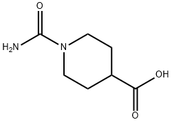 1-CARBAMOYL-PIPERIDINE-4-CARBOXYLIC ACID Struktur