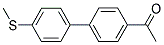 1-[4'-(METHYLSULFANYL)[1,1'-BIPHENYL]-4-YL]ETHANONE Struktur
