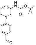 1-(4-FORMYL-PHENYL)-PIPERIDIN-3-CARBAMIC ACID TERT-BUTYL ESTER Struktur