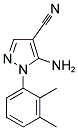 5-AMINO-1-(2,3-DIMETHYLPHENYL)-1H-PYRAZOLE-4-CARBONITRILE Struktur