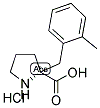 (R)-ALPHA-(2-METHYLBENZYL)-PROLINE-HCL Struktur