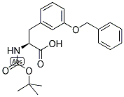 (S)-N-ALPHA-T-BUTYLOXYCARBONYL-3-BENZYLOXY-PHENYLALANINE Struktur