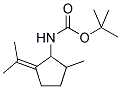 (2-ISOPROPYLIDENE-5-METHYL-CYCLOPENTYL)-CARBAMIC ACID TERT-BUTYL ESTER Struktur