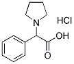 PHENYL-PYRROLIDIN-1-YL-ACETIC ACIDHYDROCHLORIDE Struktur