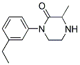 1-(3-ETHYLPHENYL)-3-METHYLPIPERAZIN-2-ONE Struktur