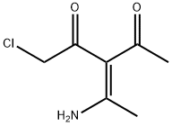 (3Z)-3-(1-AMINOETHYLIDENE)-1-CHLOROPENTANE-2,4-DIONE Struktur