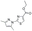 ETHYL 2-(3,5-DIMETHYL-1H-PYRAZOL-1-YL)-1,3-THIAZOLE-4-CARBOXYLATE Struktur