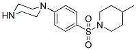 1-[4-(4-METHYL-PIPERIDINE-1-SULFONYL)-PHENYL]-PIPERAZINE Struktur