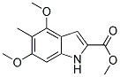 4,6-DIMETHOXY-5-METHYL-1H-INDOLE-2-CARBOXYLIC ACID METHYL ESTER Struktur