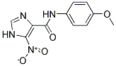 N-(4-METHOXYPHENYL)-5-NITRO-1H-IMIDAZOLE-4-CARBOXAMIDE Struktur