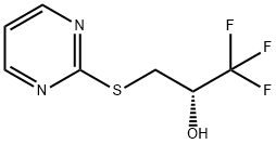 (2S)-1,1,1-TRIFLUORO-3-(2-PYRIMIDINYLSULFANYL)-2-PROPANOL Struktur