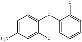 3-CHLORO-4-(2-CHLOROPHENOXY)ANILINE Struktur