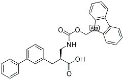 (S)-3-BIPHENYL-3-YL-2-[(9H-FLUOREN-9-YLMETHOXYCARBONYLAMINO)-METHYL]-PROPIONIC ACID Struktur